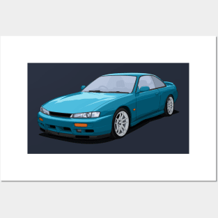 Nissan 200sx s14 Kouki Posters and Art